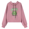 Round-neck hoodie women's 2022 new autumn and winter loose casual women's fashion spring and autumn top embroidered jacket women's trend Item Picture